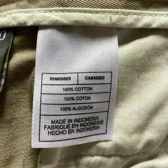 George Foreman Comfort Zone Waist- Relaxer Technology Tan/ Brown Pants 44X30 - Picture 7 of 10